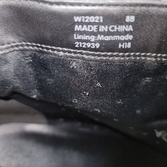 Cole Haan Womens 8 Chunky Suede Ankle Boots Fall Workwear Minimalist Grunge Y2K - Picture 8 of 9